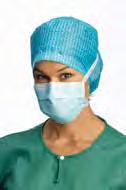 OP-Maske mit extra langen Bindebändern und einer bakteriellen Filtrationseffizienz von 98 %. Geringer Atem wider stand garantiert hohen Tragekomfort.