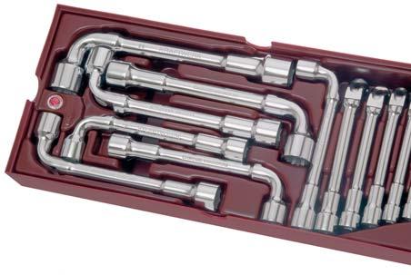 Flex Ratschen-Gabelringschlüssel, 72 Zahn, 8-10 - 11-12 - 13-14 mm Rückholwinkel 5 Ratsche beidseitig 90 schwenkbar Art.