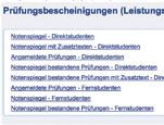 SCHRITT FÜR SCHRITT 1 MEINE FUNKTIONEN PRÜFUNGSVERWALTUNG In der Prüfungsverwaltung können Sie den Anmeldestatus Ihrer Prüfungen abrufen.