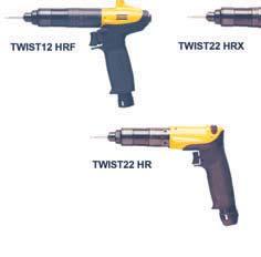 Mit Rutschkupplung Pistolenschrauber Die Pistolenschrauber der Baureihe TWIST und LUF sind in mehreren verschiedenen Versionen erhältlich: HR: Die Modelle mit klassischem Pistolengriff eignen sich