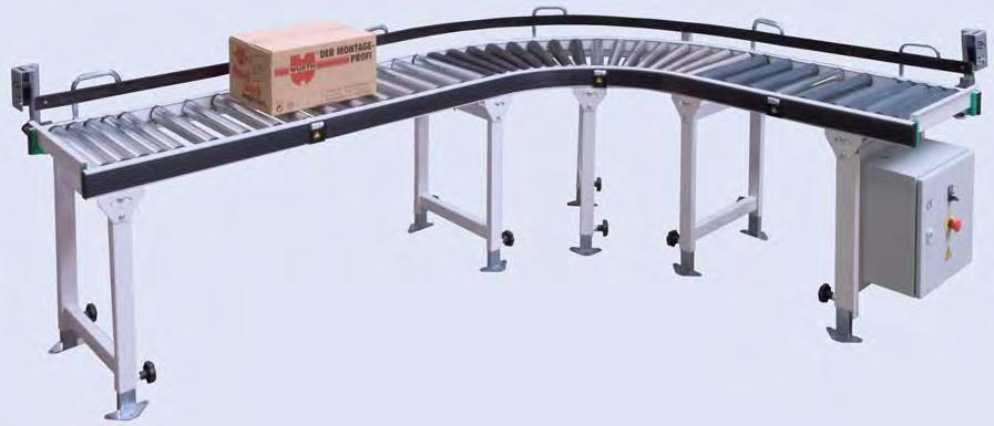 Fördersysteme für leichte Güter Conveyor systems for light-weight products Ein komplettes Programm für Transportgüter bis 25 kg.