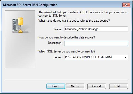 Siemens AG 208 All rights reserved 3 Konfig. 2, Zugriff auf den SQL Server 7. Starten Sie den PC neu bzw. melden Sie sich ab und anschließend wieder an. 3.4 Datenquelle (ODBC) konfigurieren (Remote) Eine ODBC-Datenquelle wird für die Herstellung einer Verbindung zu einem Microsoft SQL Server verwendet.