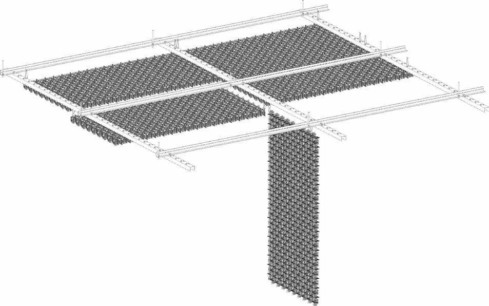 TICELL-N Multidirektionales raster Multidirectional LOUVRE Plafond Multidirectionnel 1 4 3 2 1 2 3 Ø 2mm V 94 U 1040 U 94 U 94 4 5 U