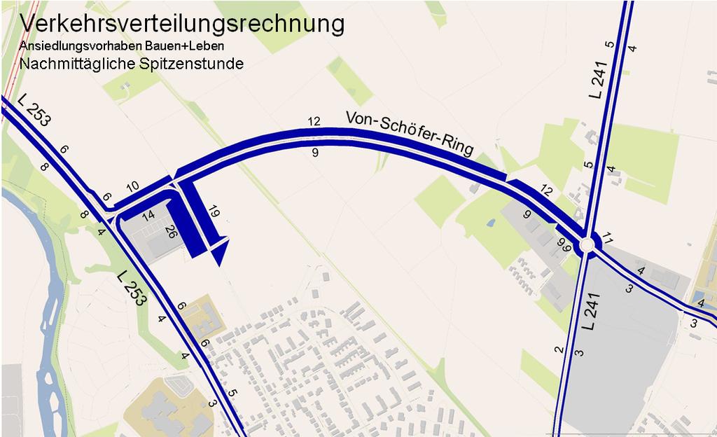 Ansiedlungsvorhaben Baustoffhandel, Jülich, Am Klingerpützchen Endbericht 12 Dies entspräche in der vormittäglichen Spitzenstunde 37 Pkw-Einheiten im Ziel- und 32 Pkw-E im Quellverkehr.