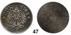 8 Österreich - Ungarn Habsburg - Lothringen Franz Josef I. 1848 1916 47 Passiergewicht o.j. zu 20 Kreuzer, - P. 6,75 g. 26,9 mm.