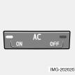 03 Klimaanlage Elektronische Klimaanlage, ECC (Option) 03 Die Klimaanlage (A/C) wird automatisch eingeschaltet (kann mit der A/C-Taste (5) ausgeschaltet werden), die Umluftfunktion wird automatisch