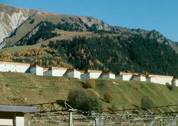 Der Bauplatz im Talgrund