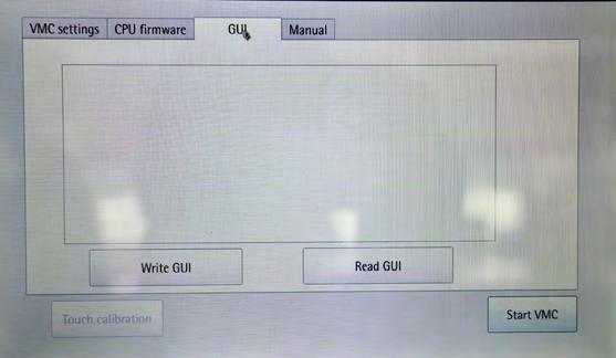 Sicherung der Bildschirmsoftware (GUI) 1.