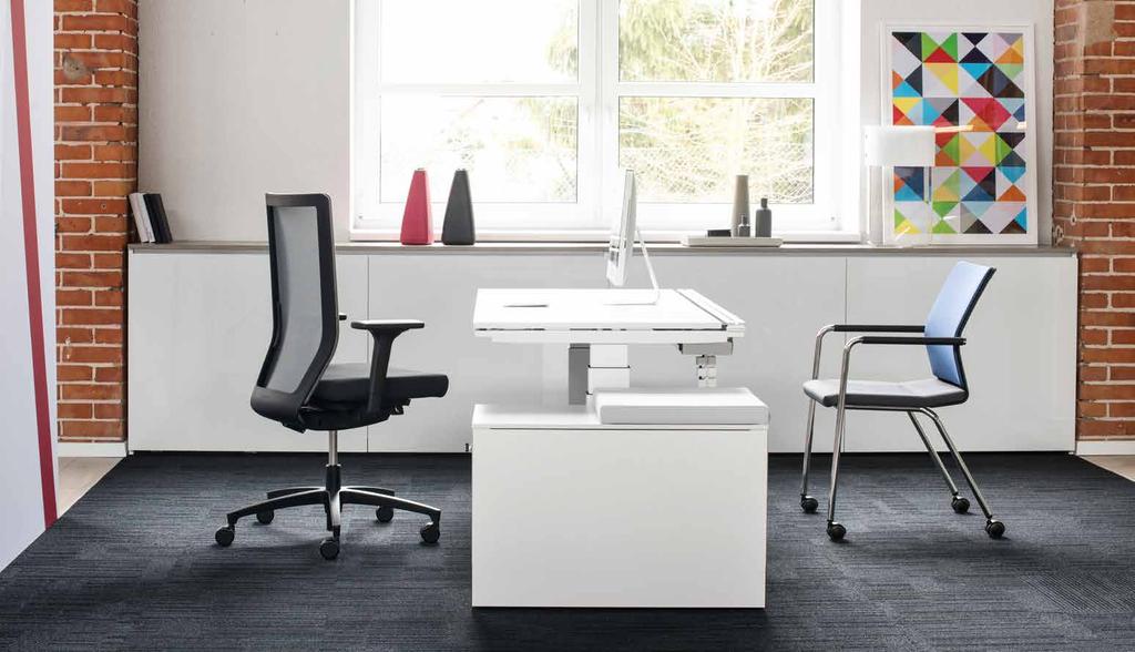 Stilo mesh Ob nun ein einziger Bürostuhl für das Home-Office benötigt wird oder gleich ein komplettes Unternehmen neu ausgestattet werden soll: Stilo ist die ideale Produktfamilie für alle Ansprüche