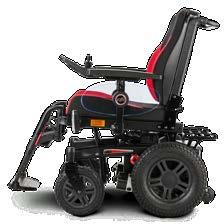 15" Antriebsräder Seitenteilbeleuchtung mit individueller Gravur RS-Design schwarz-rot Recaro-Sitz in schwarzem Kunstleder