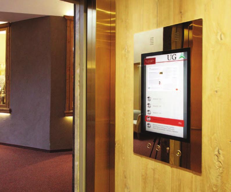 Media TFT flex Multimedia display system for lifts and buildings Media TFT flex multimedia display system Media TFT flex is a modern, flexible system for multimedia presentation of process and