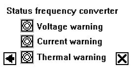 Stanovenie typu frekvenčného meniča f max [Hz] f min [Hz] t rampa+ [s] t rampa- [s] typ FM * * (stránka 2) Nastavenie frekvencií FM pre potlačenie tlakových špičiek, resp.