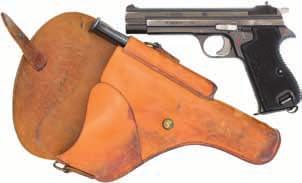 247282 Pistole, SIG P210-5, «National-Mannschafts-Modell», Kal. 7,65mmP. LL 150mm, brünierte, sandgestrahlte Ganzstahlwaffe (Haevy Frame) mit SA-Abzug.