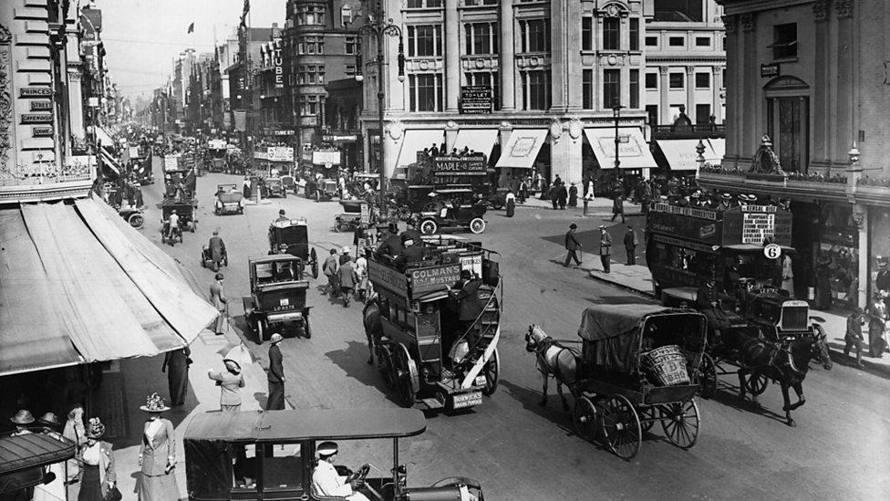 Straßenbild um 1914