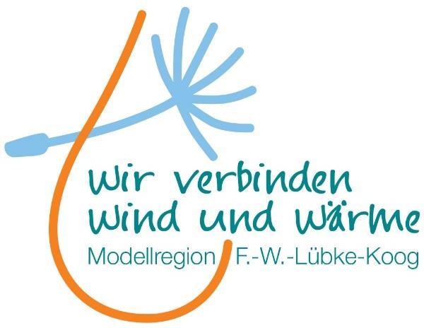 Wind-und-Wärme-Modellregion Friedrich-Wilhelm-Lübke-Koog Grundidee Ansonsten abgeregelten Windstrom in PtH-fähigen Öl-Hybridheizungen nutzen Projektpartner ARGE Netz Gemeinde