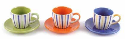 Single-Teeset Line Teekanne (0,5 l) mit passender Tasse und Untertasse,