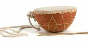 in0-60-060 Tasha-Trommel Keramik-Korpus, Leder, Ø 17 cm, H 9 cm 12,90 Wohnen