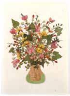 Blüten, 12 x 17 cm 4,20 ph4-30-143 Grußkarte Frühlingsblumen Doppelkarte mit Umschlag, mit