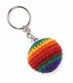 7,5 cm 6,90 gu6-20-004 Schlüsselanhänger Regenbogen 100% Baumwolle, Füllung:
