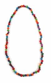 Grüntöne, L 80 cm 29,50 sl9-40-004 Armband Jessa Perlen aus handgewebten Baumwollresten und