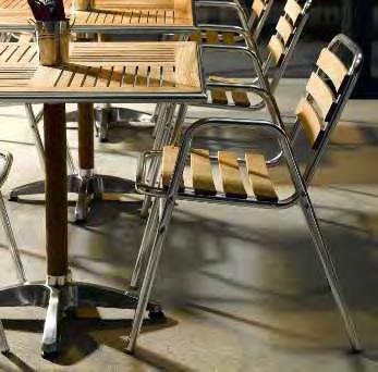 Alu-Möbel LIMONA Cool, bequem und preislich sensationell: polierte Aluminium-Stühle und -Tische!