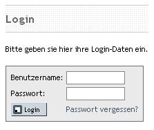 ch Es erscheint die Login-Maske: Bitte geben Sie in die Felder "Benutzernamen" und "Passwort" die Daten ein, die Sie von Ihrem Regional-Verband erhalten haben.