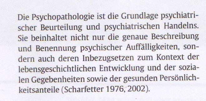 Psychopathologie und