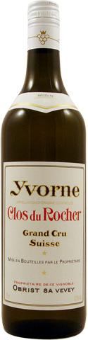 Schweizer Weissweine Clos du Rocher Grand Cru Yvorne Fr. 42.00 Die Appellation Yvorne ist in der ganzen Schweiz für die hohe Qualität ihrer Weine bekannt.