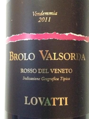 Italienische Weine Brolo Valsorda Lovatti Fr. 37.50 Veneto, Italien 80% Corvina und 20% Refosco. Brolo Valsorda ist ein Wein reich an Frucht und einem intensiven Gemschmack.