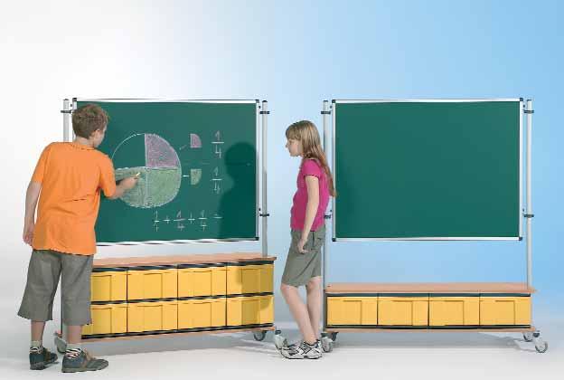 EasyWall 150 BoxBoards Green 8InBox Schübe L 4InBox Schübe L Zwischen zwei beliebige BoxBoards können Sie jedes Tafelmodell einfach einhängen und so den Einsatzbereich