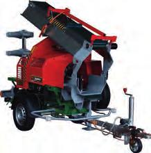 K). The tractor version with 540 rev PTO with 3-point connection can easily be transported on public roads. Its maximum width is 2.35 m.