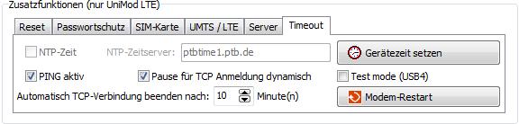 Feste IP-Adresse und TCP-Netzwerkport (Standard: 1234) über den die externe Verbindung aufgebaut wird: Im Server-Modus kann zusätzlich eine Firewall (Beschränkung der Netzwerkzugriffe mit Überwachung