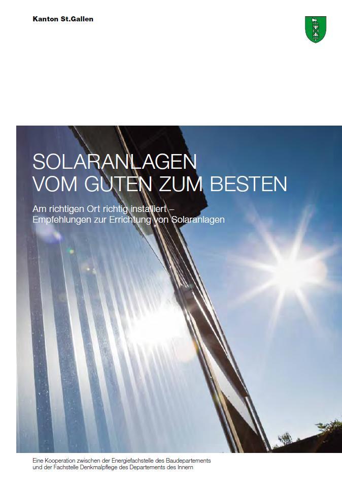 Beratung bei Gestaltung 9 Der kantonale Leitfaden für Solaranlagen