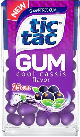 241068 Fer Tic Tac Gum Cool Cassis 24 17,5gr