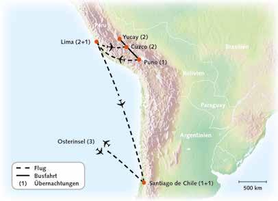 Osterinsel PERU CHILE (MIT OSTERINSEL) 14 Tage Inka & Rapa Nui Bus- und Flugrundreise ab Lima bis Santiago de Chile Lima die Stadt der Könige Ollantaytambo Ruinen im Heiligen Tal Machu Picchu