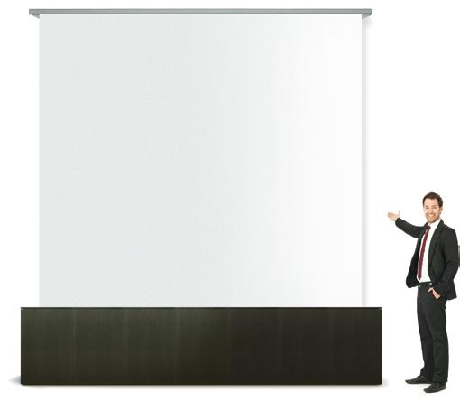 easybeam SCREEN Preise Montageservice anfragen! Basis-Farben schwarz weiss Leinwand: B 225 cm, H bis 200 cm komplett 6.630,- Euro UVP zzgl. 19% MwSt.