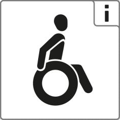 Menschen mit Gehbehinderung teilweise barrierefrei für Rollstuhlfahrer ausgezeichnet und darf das Kennzeichen von September 2016 bis August 2019 führen.