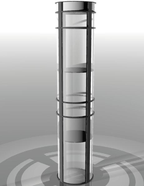 Pneumatischer Aufzug VAKUUMSYSTEME Das Vakuumsystem ist der Motor des pneumatischen Aufzugs.