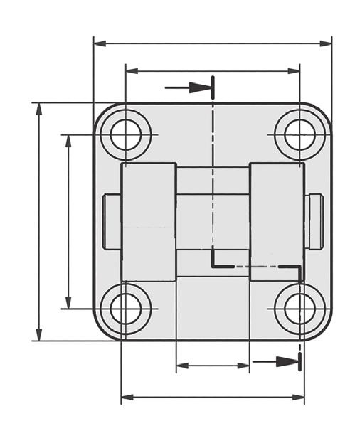 XLB-040-14 12 16 40 35 52 25 5 5,5 9 20 M6 x 20 12 38 XLB-050-14 16 21 45 40 65 27 5 6,5 11 22