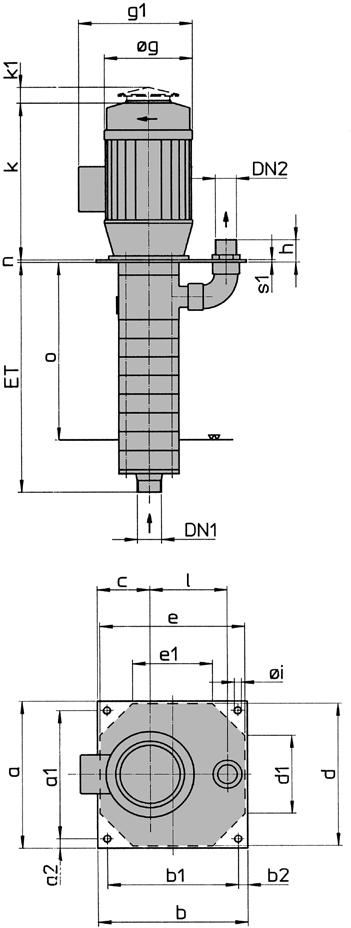 Pumpendaten ZHT 32-08 Pump data Stufen Motor Gewicht 1 stages motor ET o weight 1 kw mm mm kg XIII 3,00 690 610 52 4,00 690 610 59 5,50 690 610 70 XIV 3,00 690 610 52 4,00 690 610 60 5,50 690 610 71