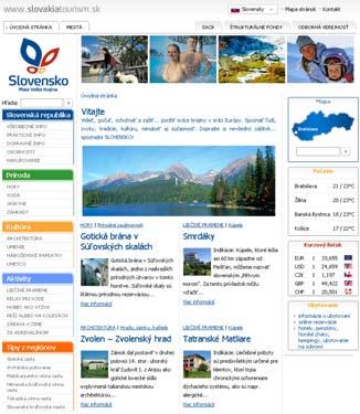 V priebehu roka 2007 po uvedení do prevádzky Národného portálu CR www.slovakia.travel je prezentačná časť a hlavné poslanie pôvodnej stránky www.sacr.sk (www.slovakiatourism.