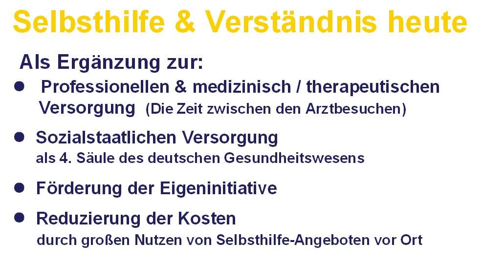 KW 45 November 2008 Seite 3 SELBSTHILFE-FÖRDERUNG Wie sich Selbsthilfe in Deutschland entwickelt hat Unstrittig ist, dass die freiwillige Arbeit der Selbsthilfegruppen erhebliche Kosten im