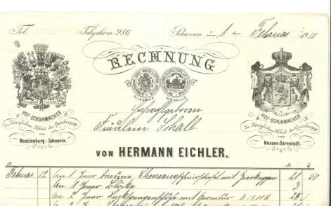 Los 0369 Ausruf: 23 Stuttgart, 1887: Adolf Juhn H. Herion s Nachfolger Abb.