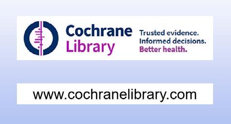 Einführung in die Datenbanken der Cochrane Library