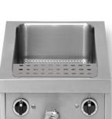 89 Auftischgerät Elektro Wasserbad / Kocher System 70/20 Elektro Wasserbad GN 1/1-150 Das Gerät zum Warmhalten verschiedener, einfache Reinigung.