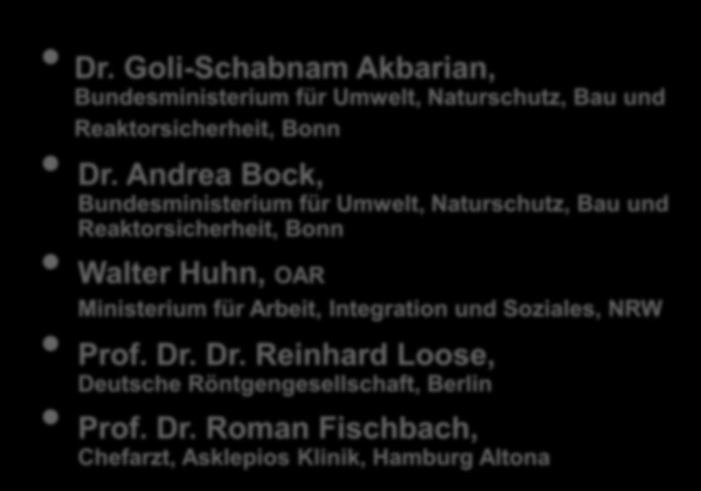 Podium Dr. Goli-Schabnam Akbarian, Bundesministerium für Umwelt, Naturschutz, Bau und Reaktorsicherheit, Bonn Dr.