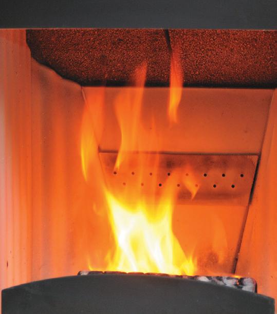 Beim Feuern von Braunkohle soll nach Erreichen der Betriebstemperatur hauptsächlich mit Primärluft geheizt werden (Sekundärluft in eine niedrige Stellung).