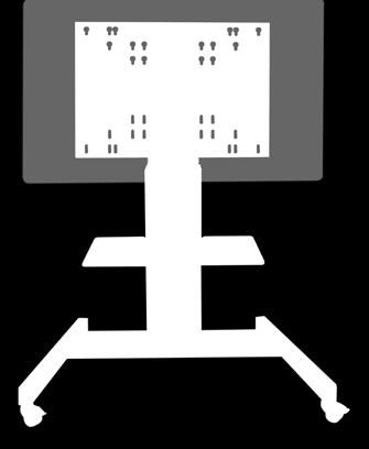 150 kg Mitte Display in tiefster Stellung: ca.