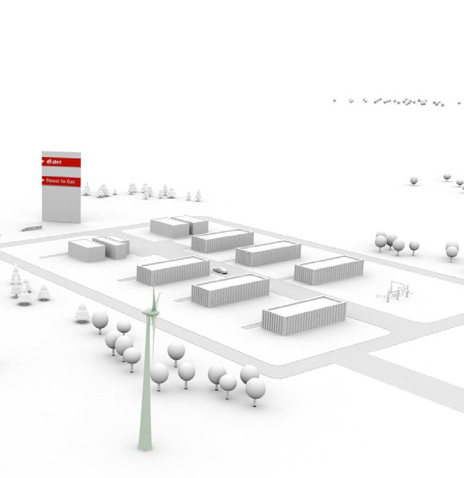 Beispiel: Power to Gas-Pilotanlage Falkenhagen Eckdaten Elektrische Leistung: 2 MW el Wasserstofferzeugung: 360 m³/h Einspeisung in das Erdgasnetz der ONTRAS Inbetriebnahme voraussichtlich Q3/2013