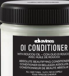 OI CONDITIONER Cremiger Conditioner, verleiht dem Haar außergewöhnliche Geschmeidigkeit, Glanz und Volumen. Beschleunigt den Trocknungsprozess und schützt die Haarstruktur vor Schäden durch Hitze (z.